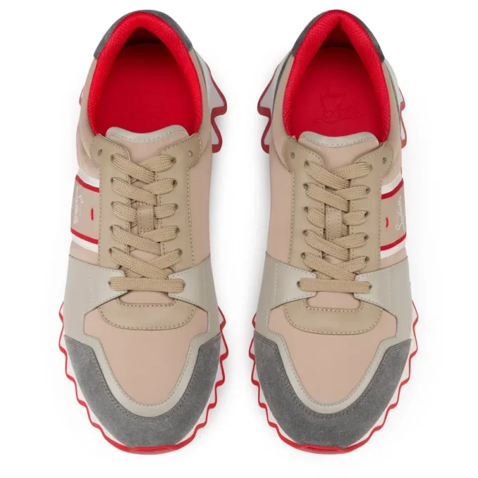 Nastroshark – Running Sneakers – Calf Leather and Fabric – Version Saharienne – Men Nastroshark – Running Sneakers – Calf Leather and Fabric – Version Saharienne – Men