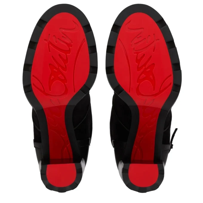 New Macademia – 100 Mm Low Boots – Veau Velours – Black – Women