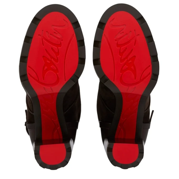 New Macademia – 100 Mm Low Boots – Veau Velours – Cafa – Women