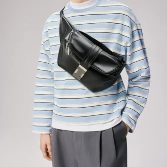 Nox – Belt Bag – Calf Leather – Black