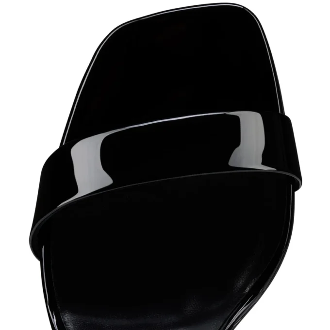 O Condora – 85 Mm Strappy Sandals – Patent Leather – Black – Women O Condora – 85 Mm Strappy Sandals – Patent Leather – Black – Women