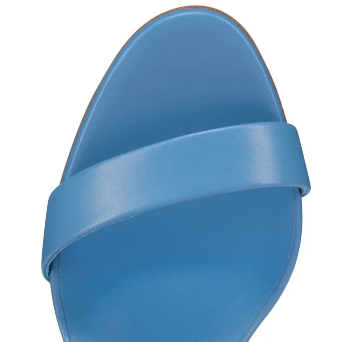 O Marylin – 85 Mm Sandals – Lamb Nappa Leather – Ceruleo – Women O Marylin – 85 Mm Sandals – Lamb Nappa Leather – Ceruleo – Women