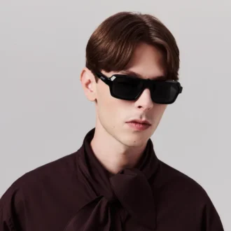 Our Georges Lb0027 – Sunglasses – Acetate – Shiny Black