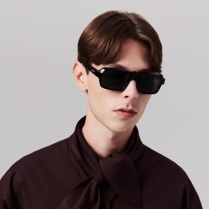 Our Georges Lb0027 – Sunglasses – Acetate – Shiny Black Our Georges Lb0027 – Sunglasses – Acetate – Shiny Black