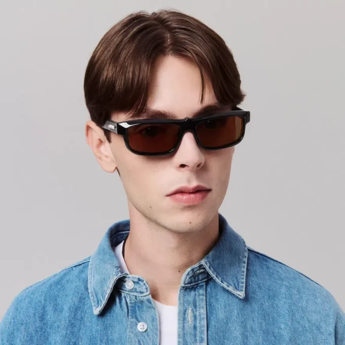 Our Georges Lb0028 – Sunglasses – Acetate – Black Smoke