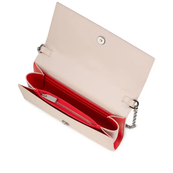 Paloma – Wallet on a Chain – Grained Calf Leather and Spikes Loubinthesky – Leche Paloma – Wallet on a Chain – Grained Calf Leather and Spikes Loubinthesky – Leche