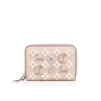Panettone – Coin Purse – Grained Calf Leather and Spikes Loubinthesky – Leche