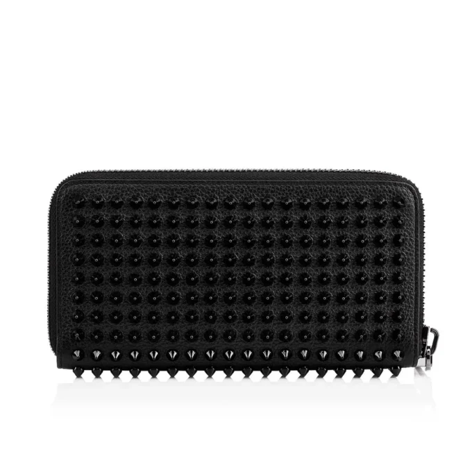 Panettone – Wallet – Grained Calf Leather and Spikes – Black Panettone – Wallet – Grained Calf Leather and Spikes – Black
