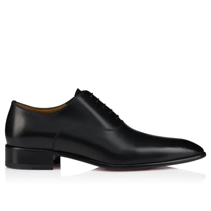 Pelvis – Oxfords – Calf Leather – Black – Men