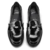 Penny Lug – Loafers – Abrasivato Calf Leather – Black – Women Penny Lug – Loafers – Abrasivato Calf Leather – Black – Women