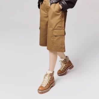 Pyrayeti – Boots – Waxed Calf Leather – Terra – Women Pyrayeti – Boots – Waxed Calf Leather – Terra – Women