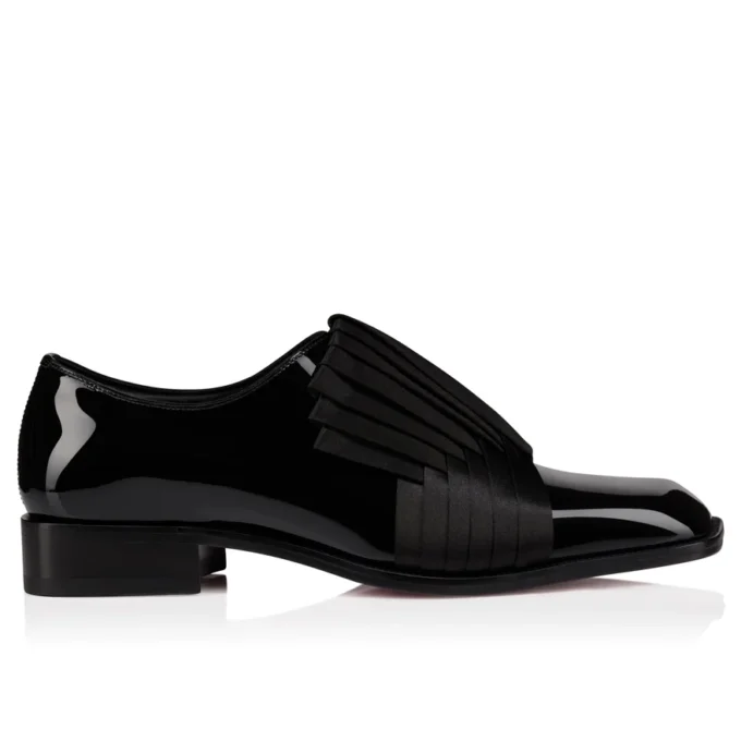 Rahul – Oxfords – Patent Calf Leather and Crepe Satin – Black – Men Rahul – Oxfords – Patent Calf Leather and Crepe Satin – Black – Men