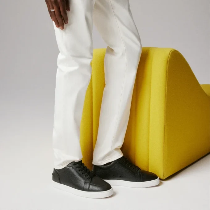 Rantulow – Sneakers – Grained Calf Leather – Black – Men