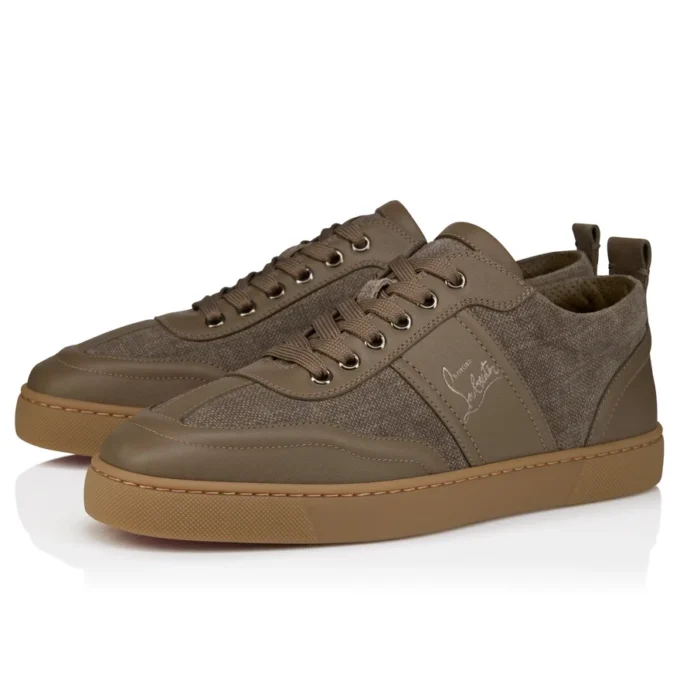 Retero – Sneakers – Calf Leather and Canva – Silex – Men Retero – Sneakers – Calf Leather and Canva – Silex – Men