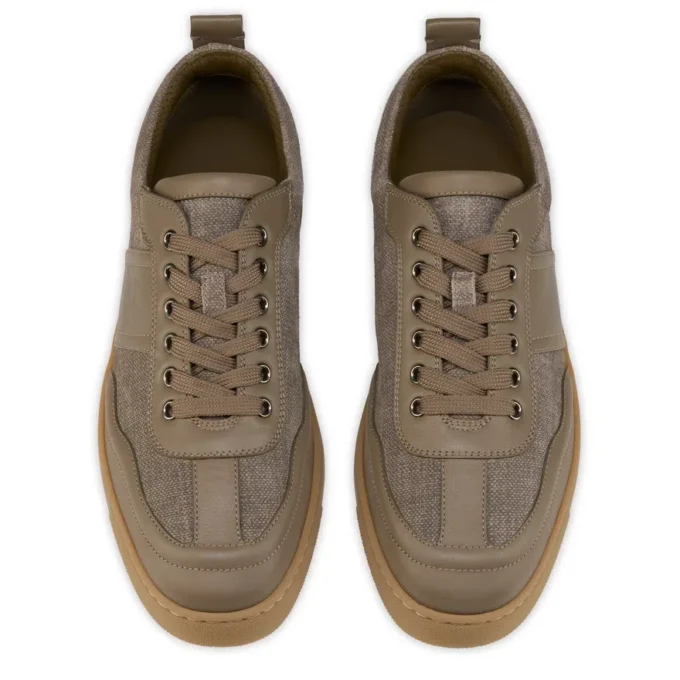 Retero – Sneakers – Calf Leather and Canva – Silex – Men Retero – Sneakers – Calf Leather and Canva – Silex – Men