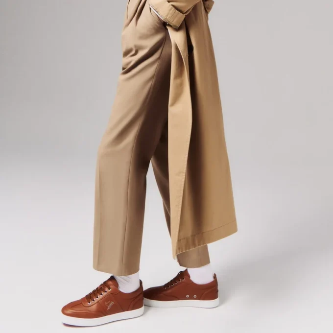 Retero – Sneakers – Calf Leather – Cuoio – Men