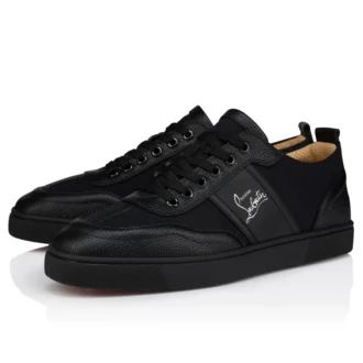 Retero – Sneakers – Grained Calf Leather – Black – Men