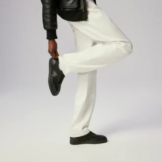 Retero – Sneakers – Grained Calf Leather – Black – Men