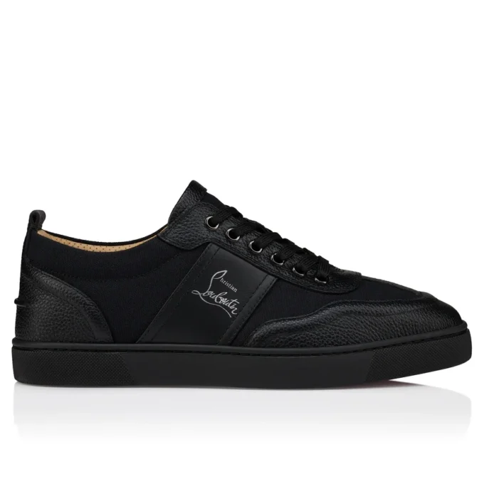 Retero – Sneakers – Grained Calf Leather – Black – Men