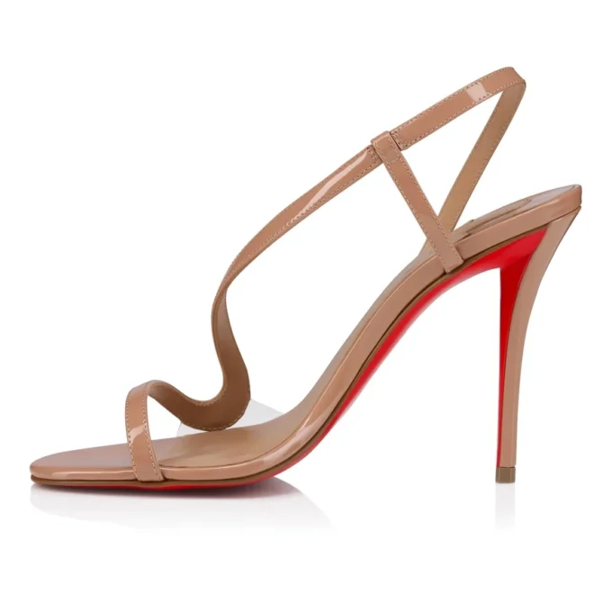 Rosa Z – 100 Mm Sandals – Patent Calf Leather – Blush – Women Rosa Z – 100 Mm Sandals – Patent Calf Leather – Blush – Women