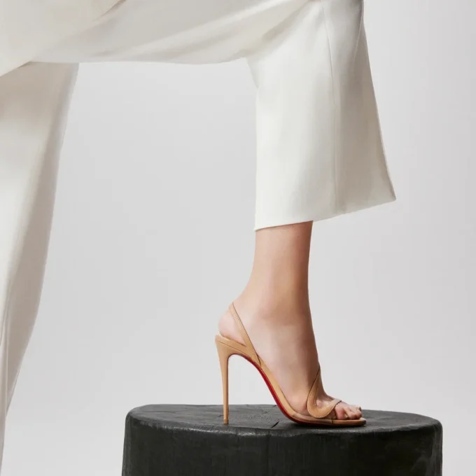 Rosalie – 100 Mm Sandals – Kid Leather – Blush – Women Rosalie – 100 Mm Sandals – Kid Leather – Blush – Women