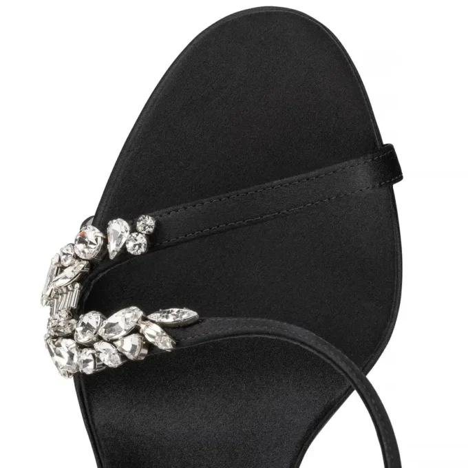 Rosalie Red Carpet – 100 Mm Pumps – Crepe Satin – Black – Women Rosalie Red Carpet – 100 Mm Pumps – Crepe Satin – Black – Women