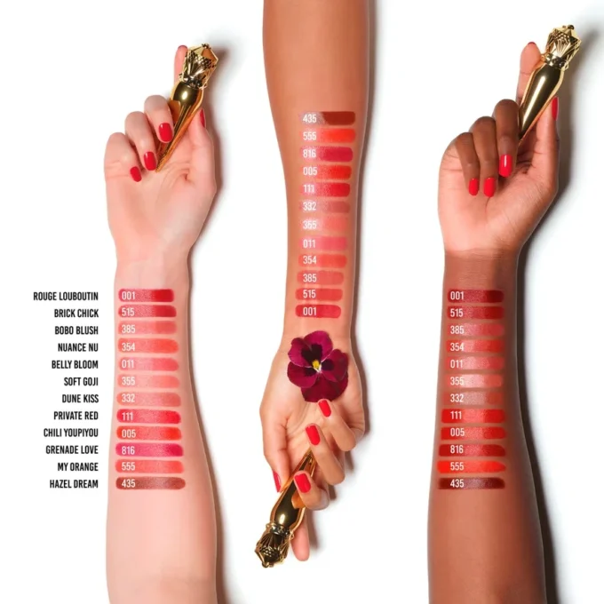 Rouge Louboutin Silky Satin – Satin Lipstick – Chili Youpiyou 005