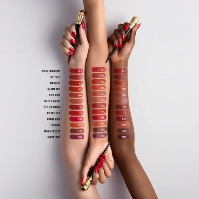 Rouge Stiletto Lumi Matte – Matte Lipstick – Rouge Louboutin 001L