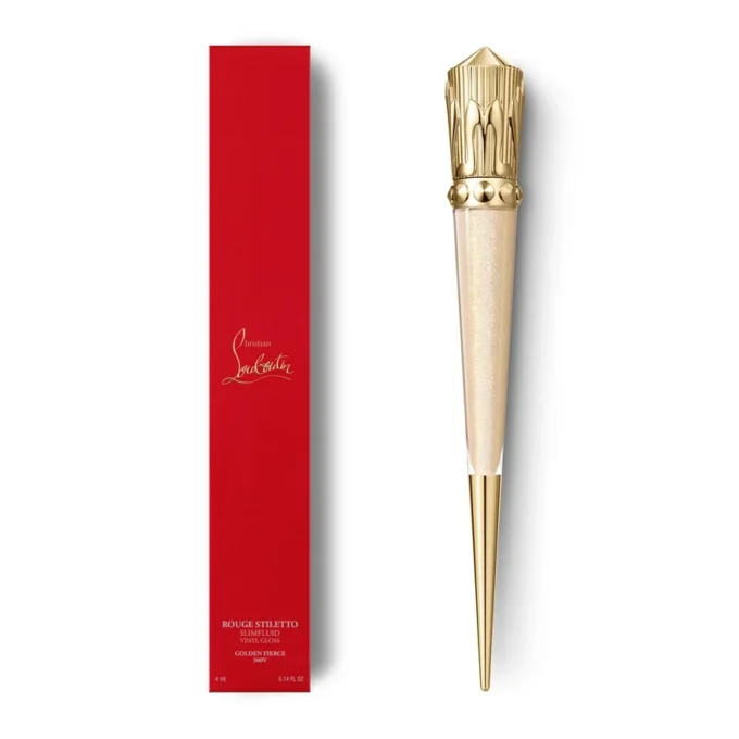 Rouge Stiletto Vinyl Gloss Golden Fierce 300V Golden Fierce – Christian Louboutin Beauty United States Rouge Stiletto Vinyl Gloss Golden Fierce 300V Golden Fierce – Christian Louboutin Beauty United States