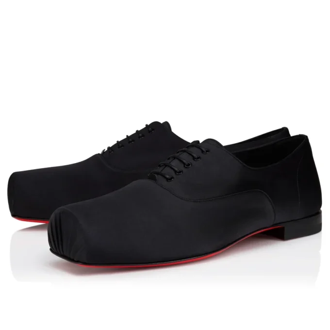 Ruben – Oxfords – Crepe Satin – Black – Men Ruben – Oxfords – Crepe Satin – Black – Men