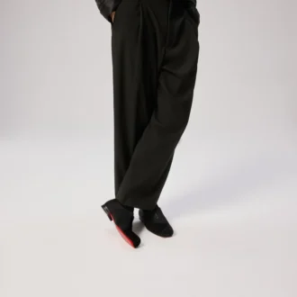 Ruben – Oxfords – Crepe Satin – Black – Men