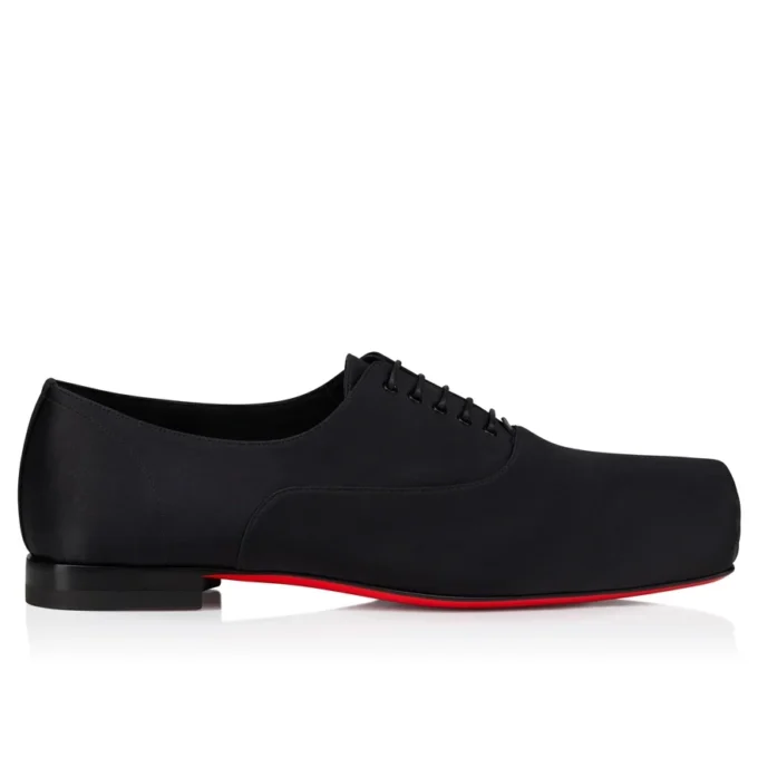 Ruben – Oxfords – Crepe Satin – Black – Men Ruben – Oxfords – Crepe Satin – Black – Men