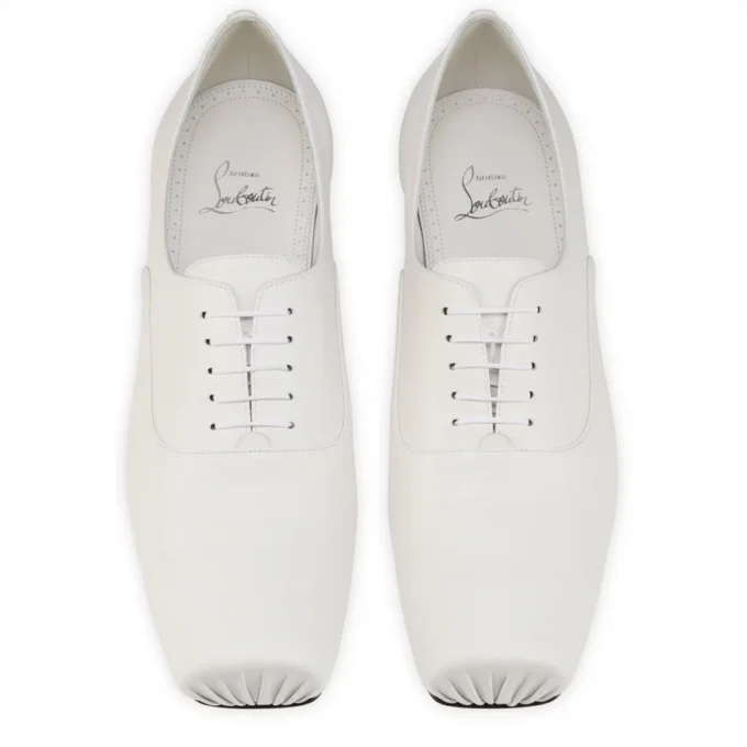 Ruben – Oxfords – Lamb Nappa Leather – Bianco – Men Ruben – Oxfords – Lamb Nappa Leather – Bianco – Men