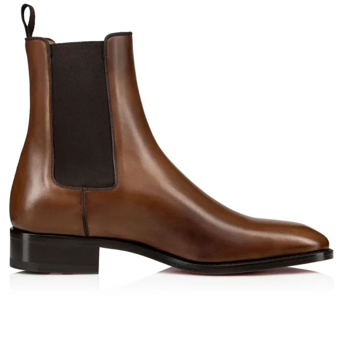 Samson – Boots – Patinated Calf Leather – Havane – Men
