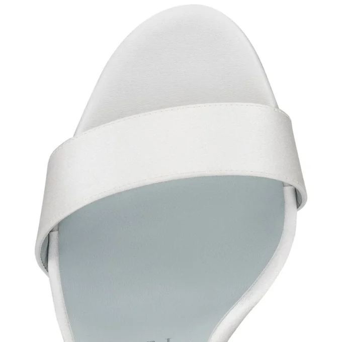 Sandale Du Dasert – 100 Mm Sandals – Crepe Satin – off White – Women Sandale Du Dasert – 100 Mm Sandals – Crepe Satin – off White – Women