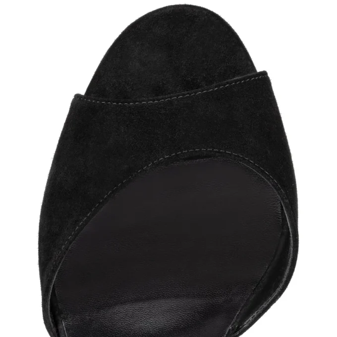 Sandaloo – 130 Mm Sandals – Veau Velours – Black – Women Sandaloo – 130 Mm Sandals – Veau Velours – Black – Women