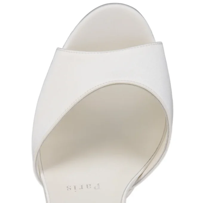 Sandaloo – 130 Mm Strappy Sandals – Crepe Satin – Ivory – Women Sandaloo – 130 Mm Strappy Sandals – Crepe Satin – Ivory – Women