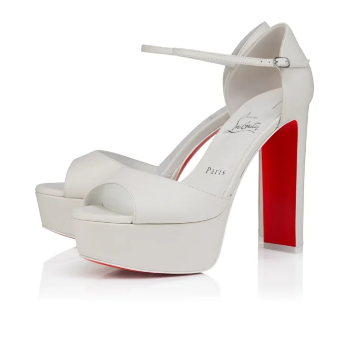 Sandaloo – 130 Mm Strappy Sandals – Lamb Nappa Leather – Bianco – Women Sandaloo – 130 Mm Strappy Sandals – Lamb Nappa Leather – Bianco – Women