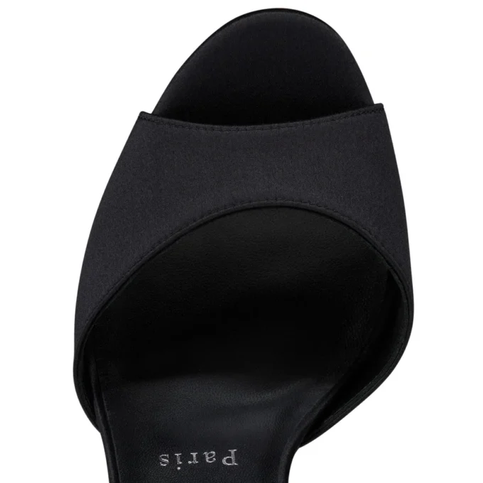 Sandaloo Red Carpet – 130 Mm Strappy Pumps – Crepe Satin – Black – Women Sandaloo Red Carpet – 130 Mm Strappy Pumps – Crepe Satin – Black – Women