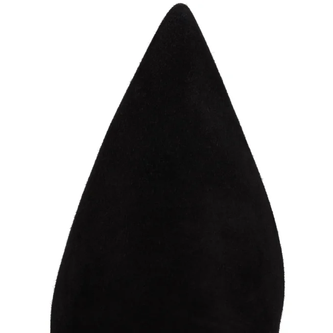 Santiabooty – 85 Mm Low Boots – Veau Velours – Black – Women