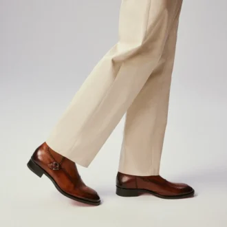 Sartosea – Boots – Patinated Calf Leather – Havane – Men