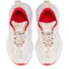So Flo Perla – Running Sneakers – Laminated Calf Leather, Strass and Pearls – Pearl – Women