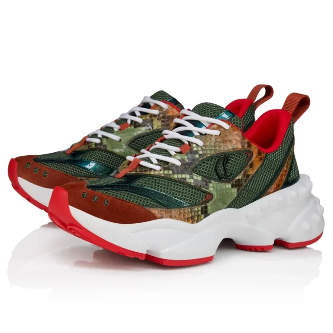 So Flo Python Dagrada – Running Sneakers – Gradient Python Leather and Veau Velours – Palio Haiiro – Men So Flo Python Dagrada – Running Sneakers – Gradient Python Leather and Veau Velours – Palio Haiiro – Men