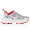 So Flo – Running Sneakers – Laminated Calf Leather – Silver – Women So Flo – Running Sneakers – Laminated Calf Leather – Silver – Women