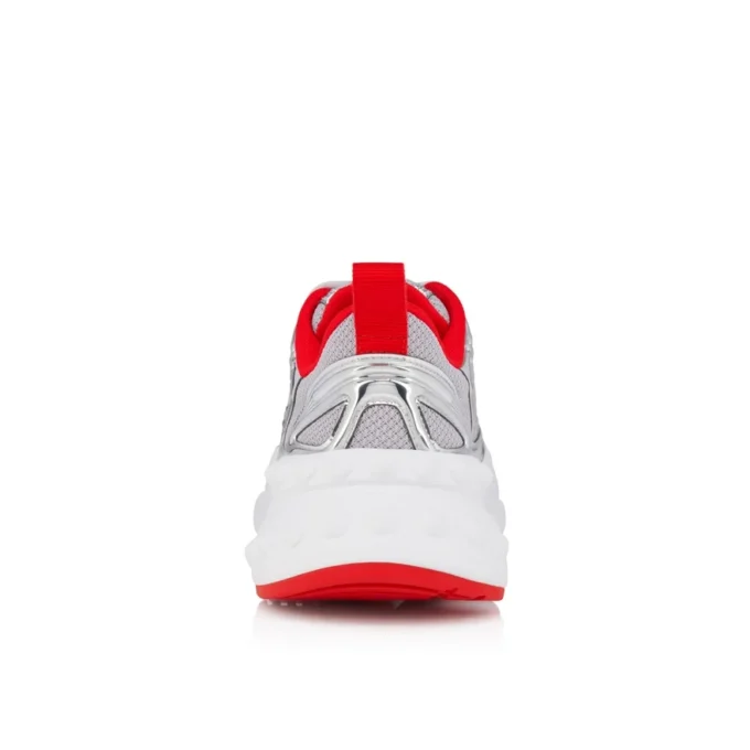 So Flo – Running Sneakers – Laminated Calf Leather – Silver – Women So Flo – Running Sneakers – Laminated Calf Leather – Silver – Women