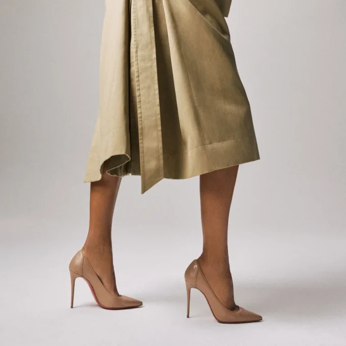 Sporty Kate – 100 Mm Pumps – Lamb Nappa Leather – Blush – Women Sporty Kate – 100 Mm Pumps – Lamb Nappa Leather – Blush – Women