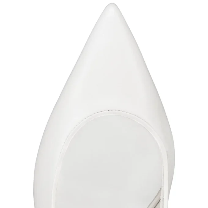 Sporty Kate Sling – 55 Mm Slingback Pumps – Lamb Nappa Leather – Bianco – Women Sporty Kate Sling – 55 Mm Slingback Pumps – Lamb Nappa Leather – Bianco – Women