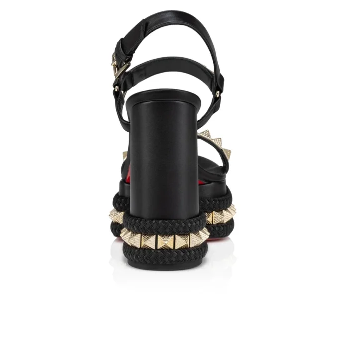 Superaclou – 130 Mm Sandals – Nappa Leather – Black – Women Superaclou – 130 Mm Sandals – Nappa Leather – Black – Women