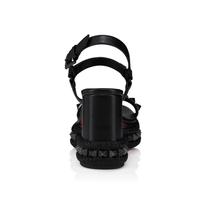 Superaclou – 85 Mm Strappy Sandals – Lamb Nappa Leather – Black – Women Superaclou – 85 Mm Strappy Sandals – Lamb Nappa Leather – Black – Women