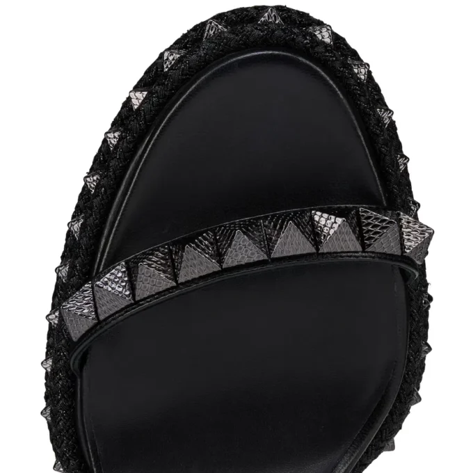 Superaclou – 85 Mm Strappy Sandals – Lamb Nappa Leather – Black – Women Superaclou – 85 Mm Strappy Sandals – Lamb Nappa Leather – Black – Women